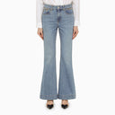 Stella McCartney Falabella jeans vintage azul médio de perna larga