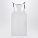 Stella McCartney White tank top with chain straps
