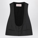 Valentino Charcoal grey vest in wool
