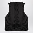 Valentino Charcoal grey vest in wool