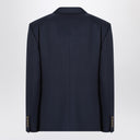 Valentino Blue single-breasted wool jacket
