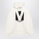 Ivory sweatshirt with Chez Valentino print