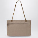 Valentino Garavani Medium Viva Superstar bag in natural/spice canvas