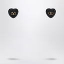 Valentino Garavani Royal Black Heart Earrings