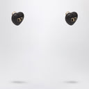 Valentino Garavani Royal Schwarze Herz Ohrringe