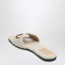 Valentino Garavani Sandalo Slide Vlogo Cut-out aus Lammfell