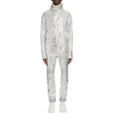 Brown Wool Men Turtleneck Sweater Balmain