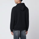 Polo Ralph Lauren schwarzes Sweatshirt aus gebürsteter Baumwolle mit Reißverschluss