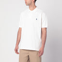 Camisa polo branca de algodão Polo Ralph Lauren Original-Fit