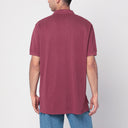 Polo Ralph Lauren polo de algodão vermelho vinho lavado