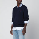 Jersey de punto trenzado azul marino de lana y cachemira Polo Ralph Lauren