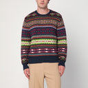 Polo Ralph Lauren mehrfarbiger Pullover mit Rundhalsausschnitt und Intarsienmuster