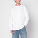 Белая хлопковая футболка классического кроя Polo Ralph Lauren