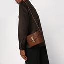 Bolsa pequena de ombro Saint Laurent Monograma cor tijolo