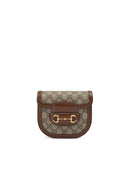 GG Beige Monogram Horsebit 1955 Belt Bag