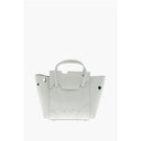 Light Blue Leather Tote Bag