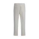 Joggers bianchi in cotone (pantaloni da allenamento)