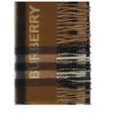 Sciarpa marrone in cashmere