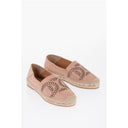 Leather Espadrillas with Raffia Sole