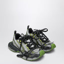 Balenciaga 3XL white/grey/green coloured mesh and polyurethane Sneaker