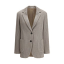 Ribbed deisgn lurex Jacket