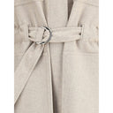 Cappotto di lana beige