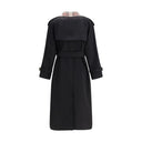 Abrigo largo Trench Castleford con cuello de cuadros