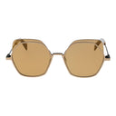 Gafas de sol unisex doradas