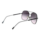 Schwarze Metall-Sonnenbrille