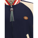 Multicolor Fleece Wool Bomber