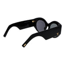 Schwarze Acetat-Sonnenbrille