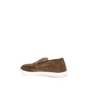 Sneakers basse Bos Taurus in pelle di vitello marrone