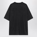 Balenciaga Faded black BB Icon Stencil Medium Fit T-shirt