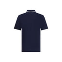 Camisa Polo Azul de Algodão