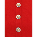Maglia in lana rossa di pile