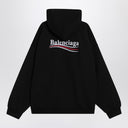 Moletom da campanha política preta Balenciaga