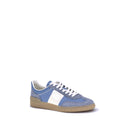 Hellblaue Gummi Niedrige Sneakers