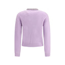 Cardigan viola in viscosa