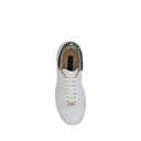 Sneakers basse in gomma bianche