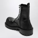 Balenciaga schwarze Leder-Hummer-Schnürstiefeletten