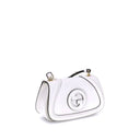 Bolsa de Mão de Couro de Bezerro Branco Bos Taurus