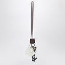 Balenciaga Keychain Charm Heart Le City burgundy/white