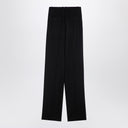 Saint Laurent Black wool wide trousers
