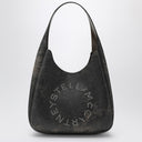 Stella McCartney Large Hobo bag with aged effect and logo