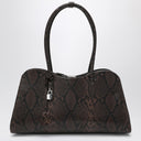 Stella McCartney Sac fourre-tout Ryder effet serpent Espresso