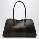 Stella McCartney Espresso snake-effect Ryder tote bag