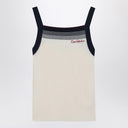 Top with Chez Valentino embroidery in wool