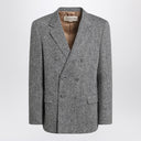 Valentino Zweireihige Jacke aus natté Woll-Bouclé