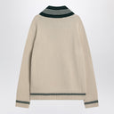Valentino Butter-coloured sweater with Le Chien de la Maison embroidery