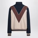 Valentino Zip-up sweatshirt with VLogo patch